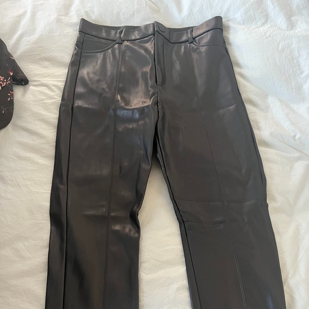 Zara Leather Pants
